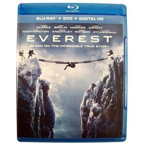 Everest (Blu ray/DVD) Tested. New case. No digital download